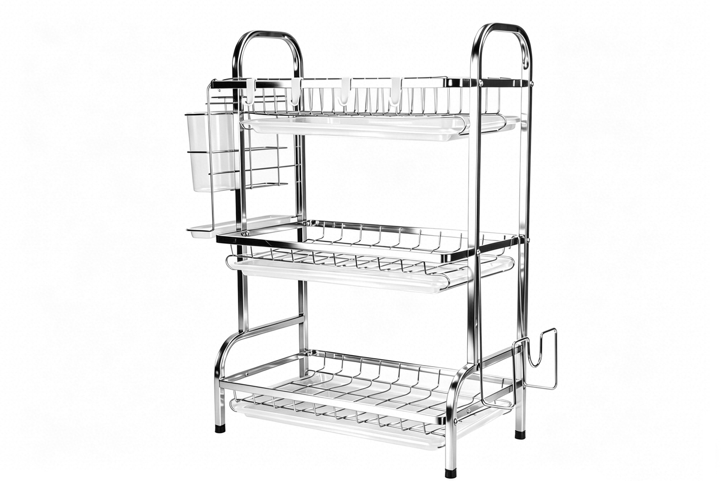 3-Tier Stainless Steel Dish Drying Rack