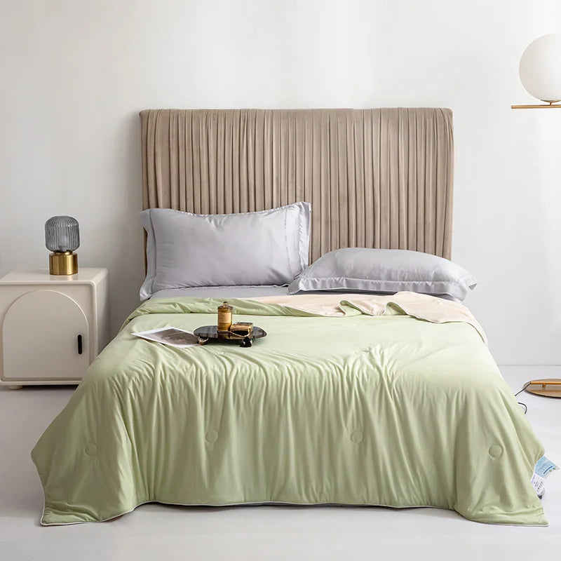 High Quality Cooling Blankets Smooth Air Condition Comforter Lightweight Summer Quilt with Double Side Cold  Cooling Fabric