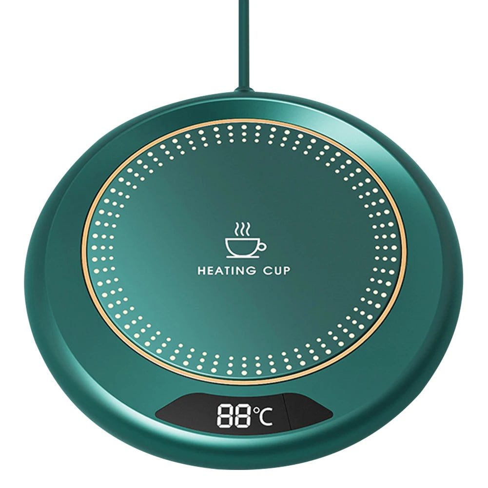 Coffee Mug Warmer – Electric USB Cup Heater with 3 Temperature Settings for Tea, Coffee, Milk