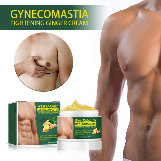 Gynecomastia & Fat Reduction Ginger Cream – Weight Loss, Abdominal Muscle & Fat Burning Cream for Men & Women, 30ml