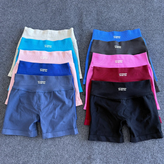 Impact Women’s Seamless Yoga Shorts – Scrunch Bum Gym & Fitness Biker Shorts