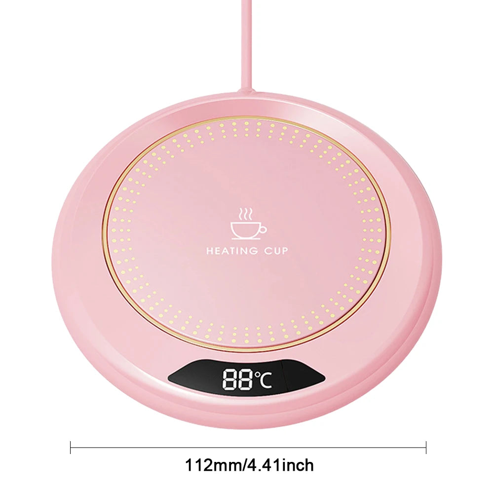 Coffee Mug Warmer – Electric USB Cup Heater with 3 Temperature Settings for Tea, Coffee, Milk
